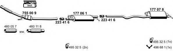 ERNST 070833 Exhaust System